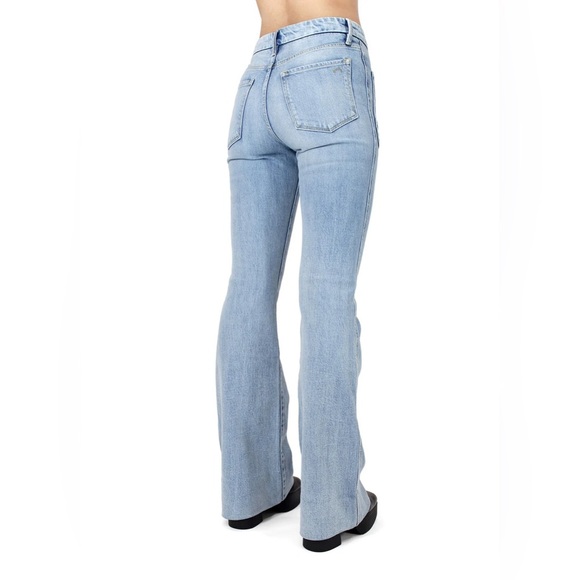 Porter Blue The Wanderer Flare Leg Jeans Gracie Denim  Boho Sailor Women’s 27 - Picture 3 of 12